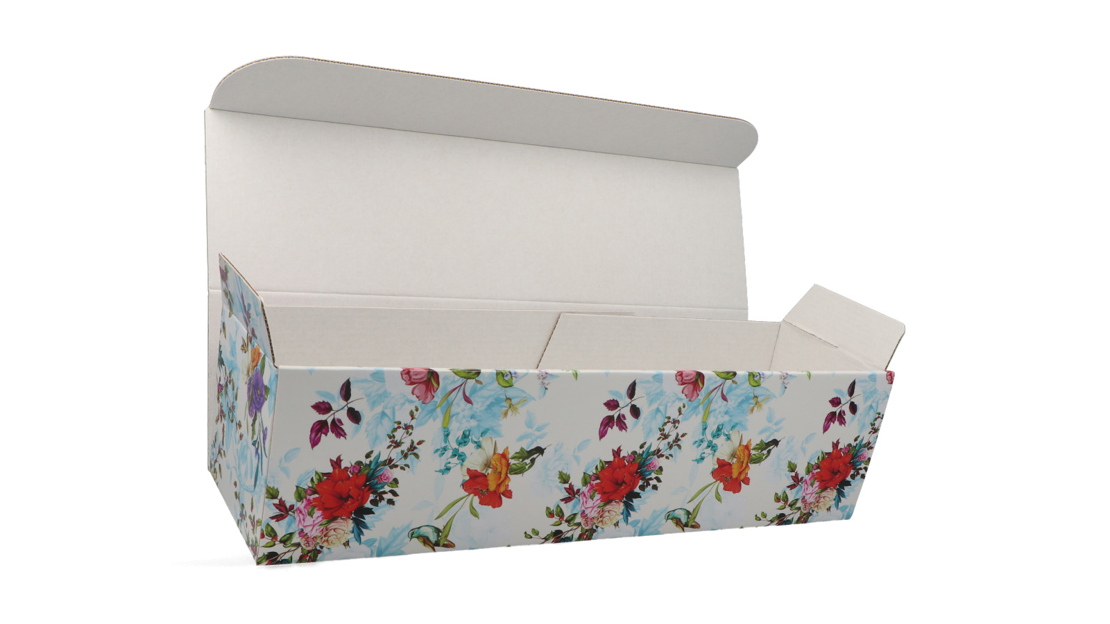 Gift Box with Paper Dreams Pattern | Opening Long Side