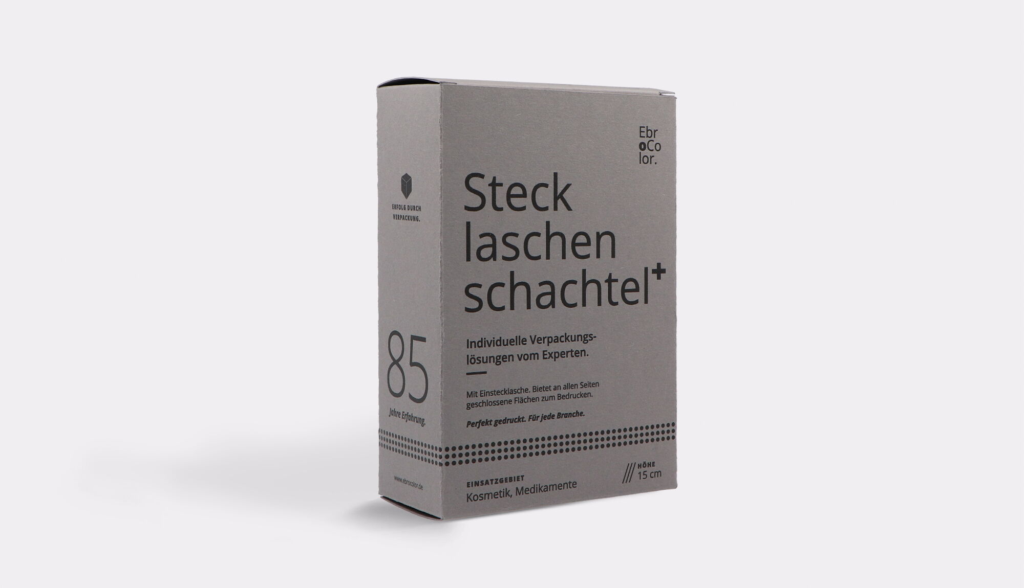 Farbige Schachtel Grau (Schiefer)