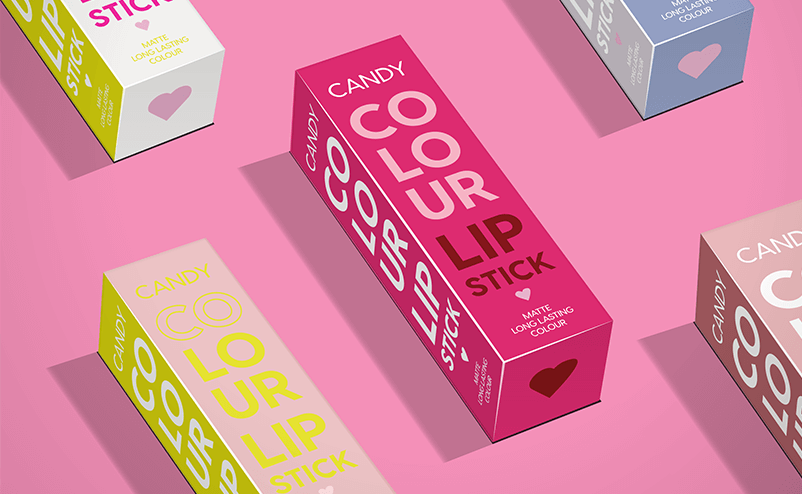 Schachtel für Lippenstift