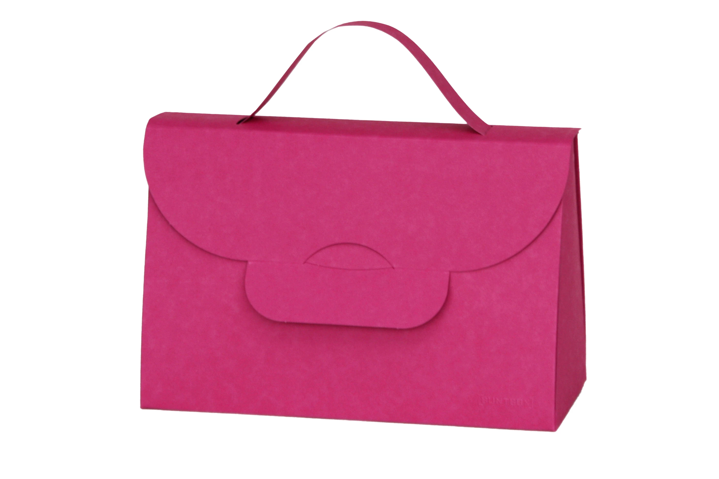 Papierhandtasche in Pink