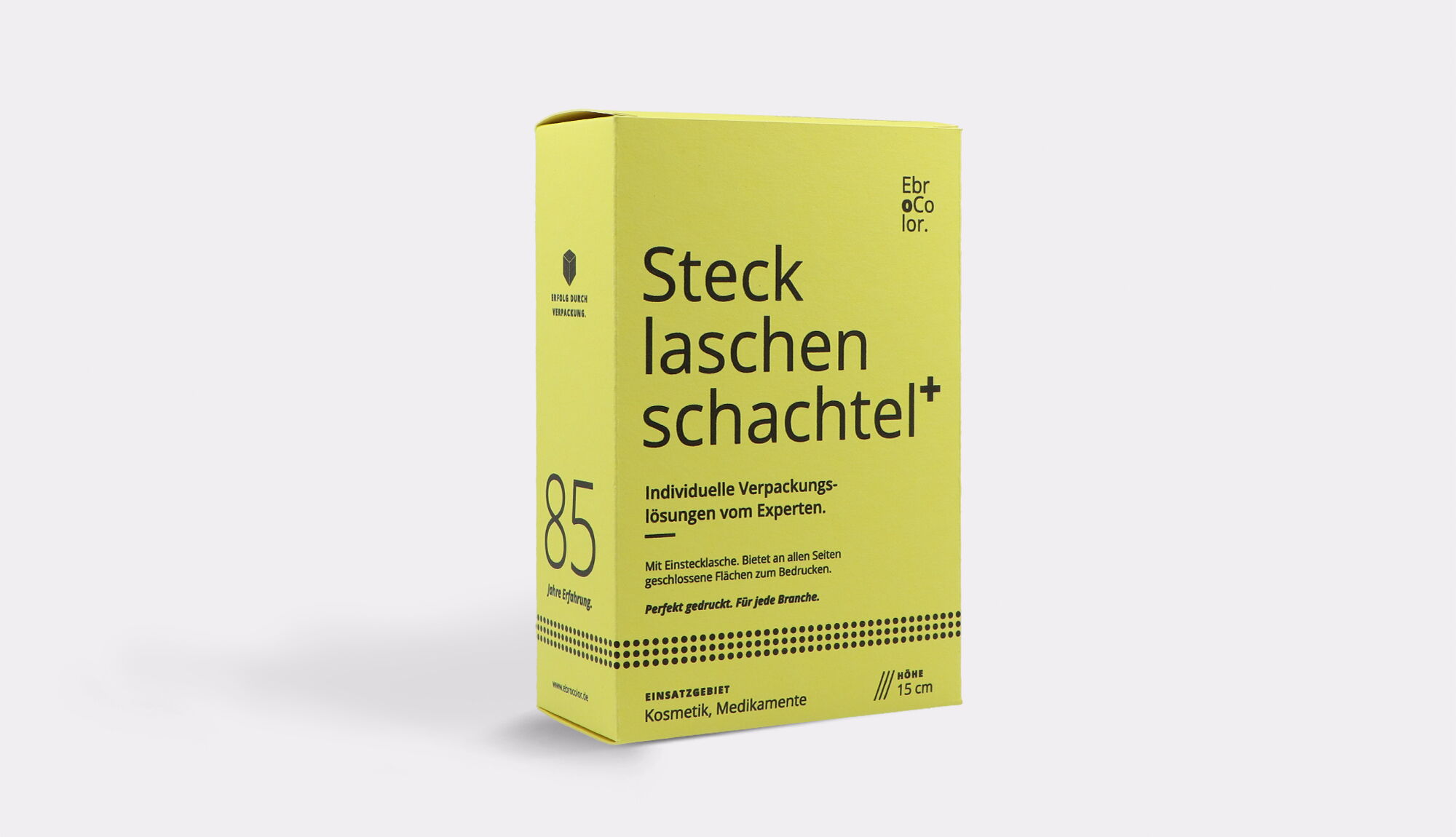 Farbige Schachtel Lemon