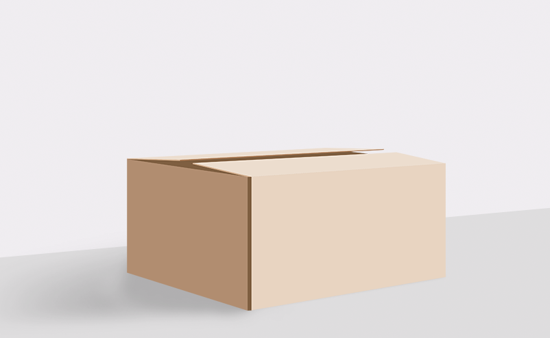 Wellpappe-Box