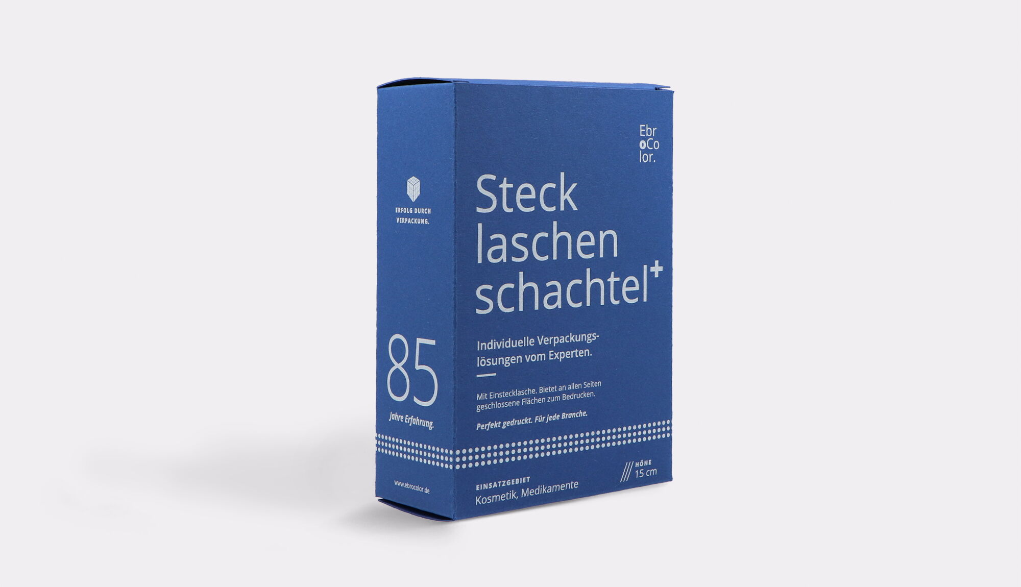 Farbige Schachtel Blau (Saphir)