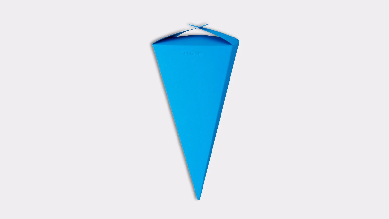 School cone in light blue