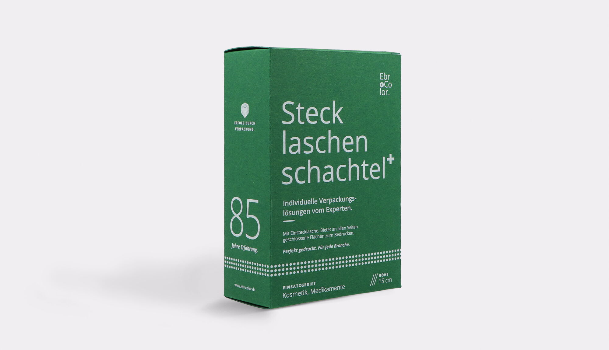 Farbige Schachtel Dunkelgrün (Smaragd)