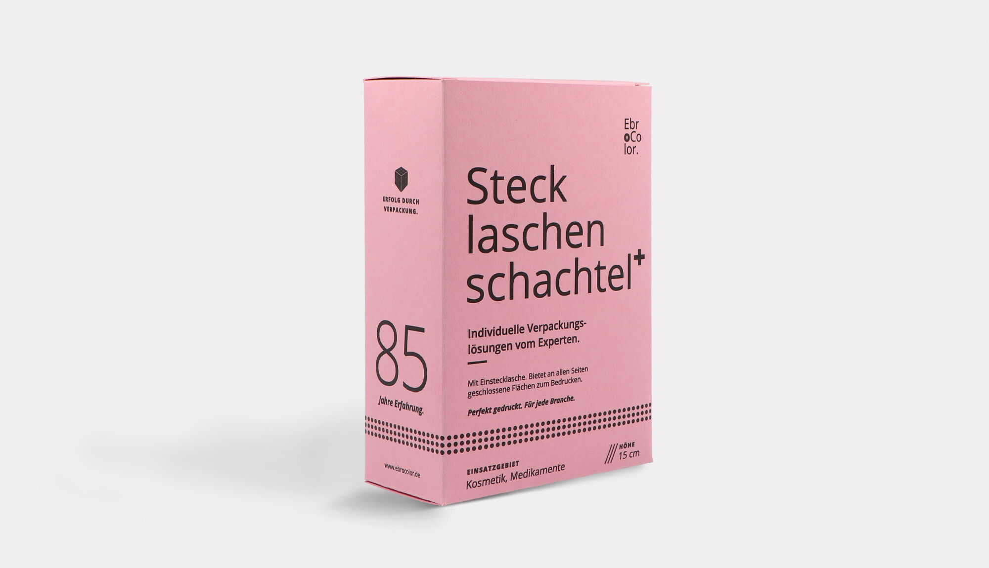 Farbige Schachtel Rosa (Flamingo)