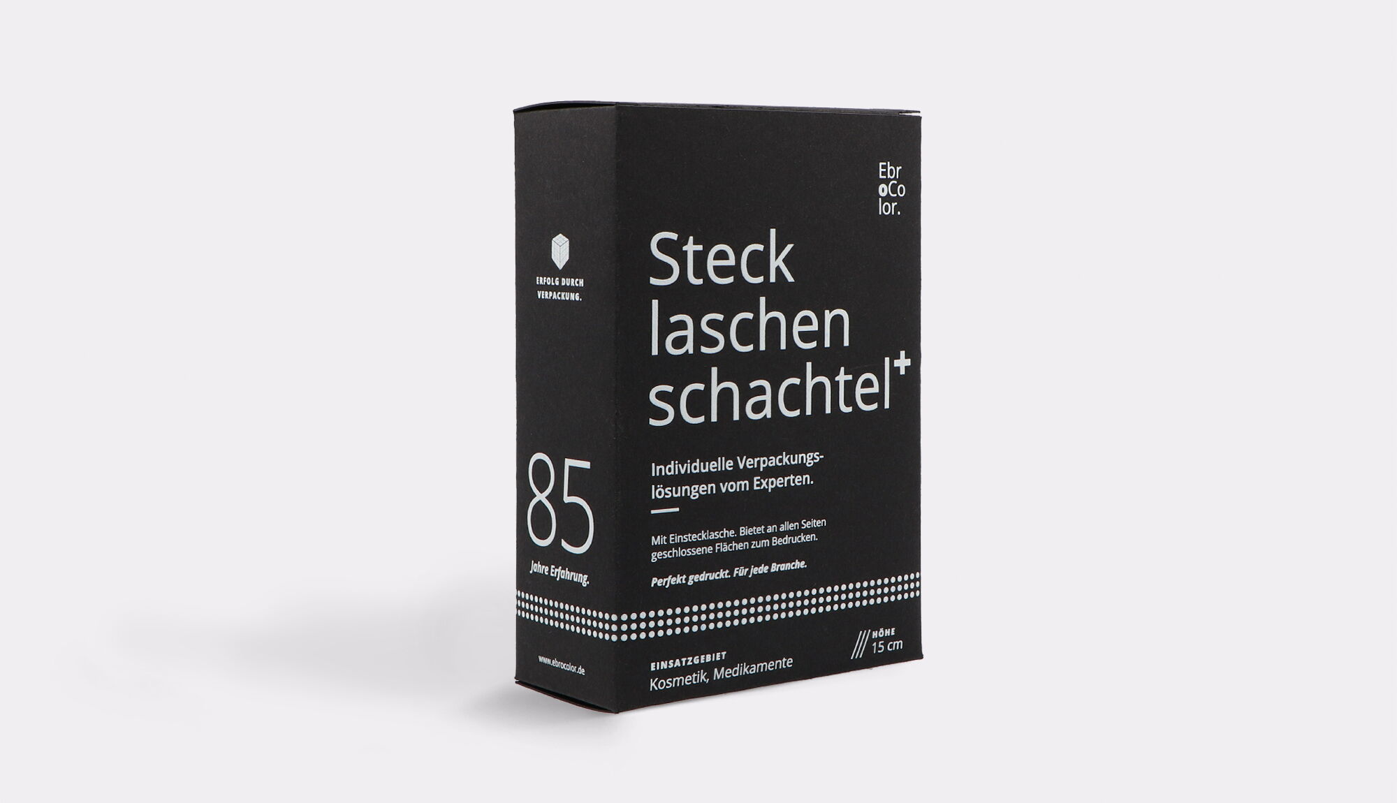 Farbige Schachtel Schwarz