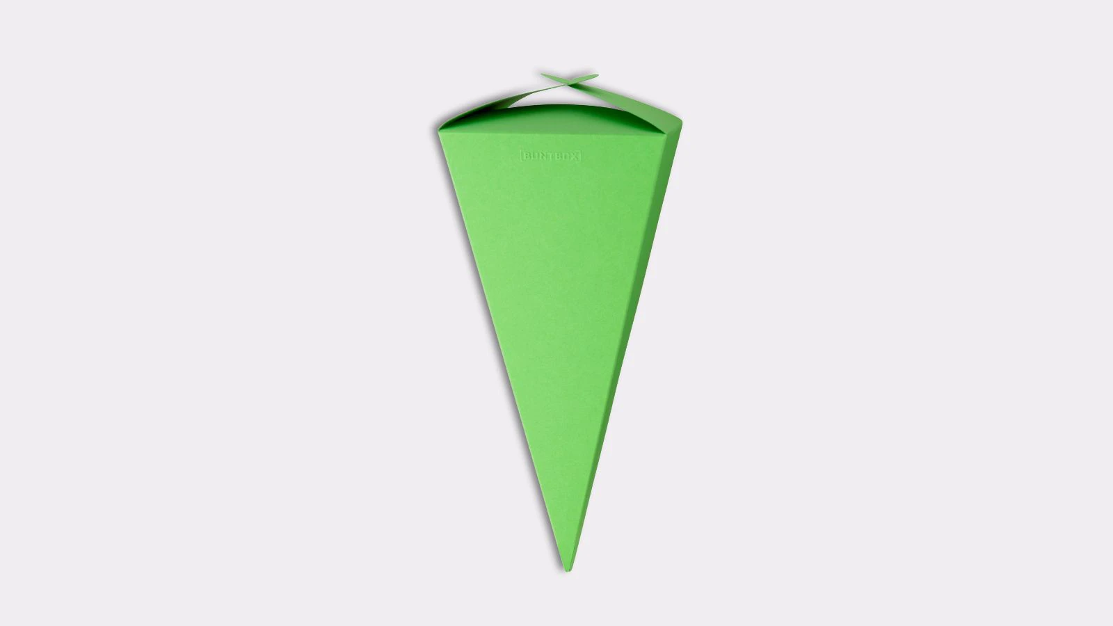 School cone in light green