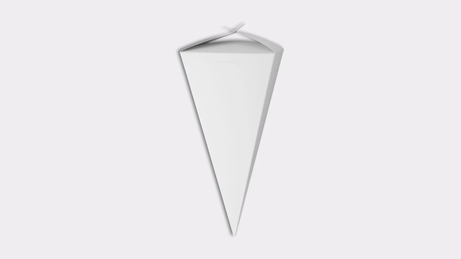 School cone in white