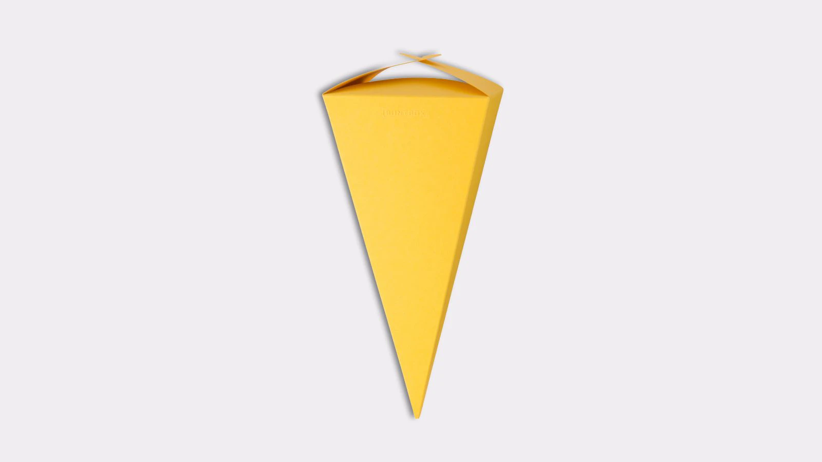 School cone in yellow