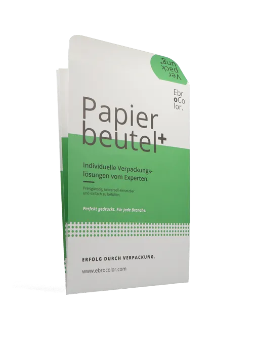 Papierbeutel mit Seitenfalte