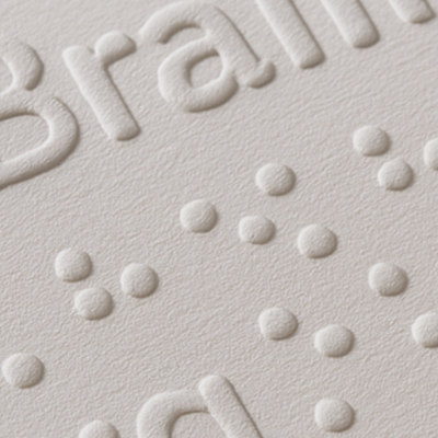 Braille-Prägung
