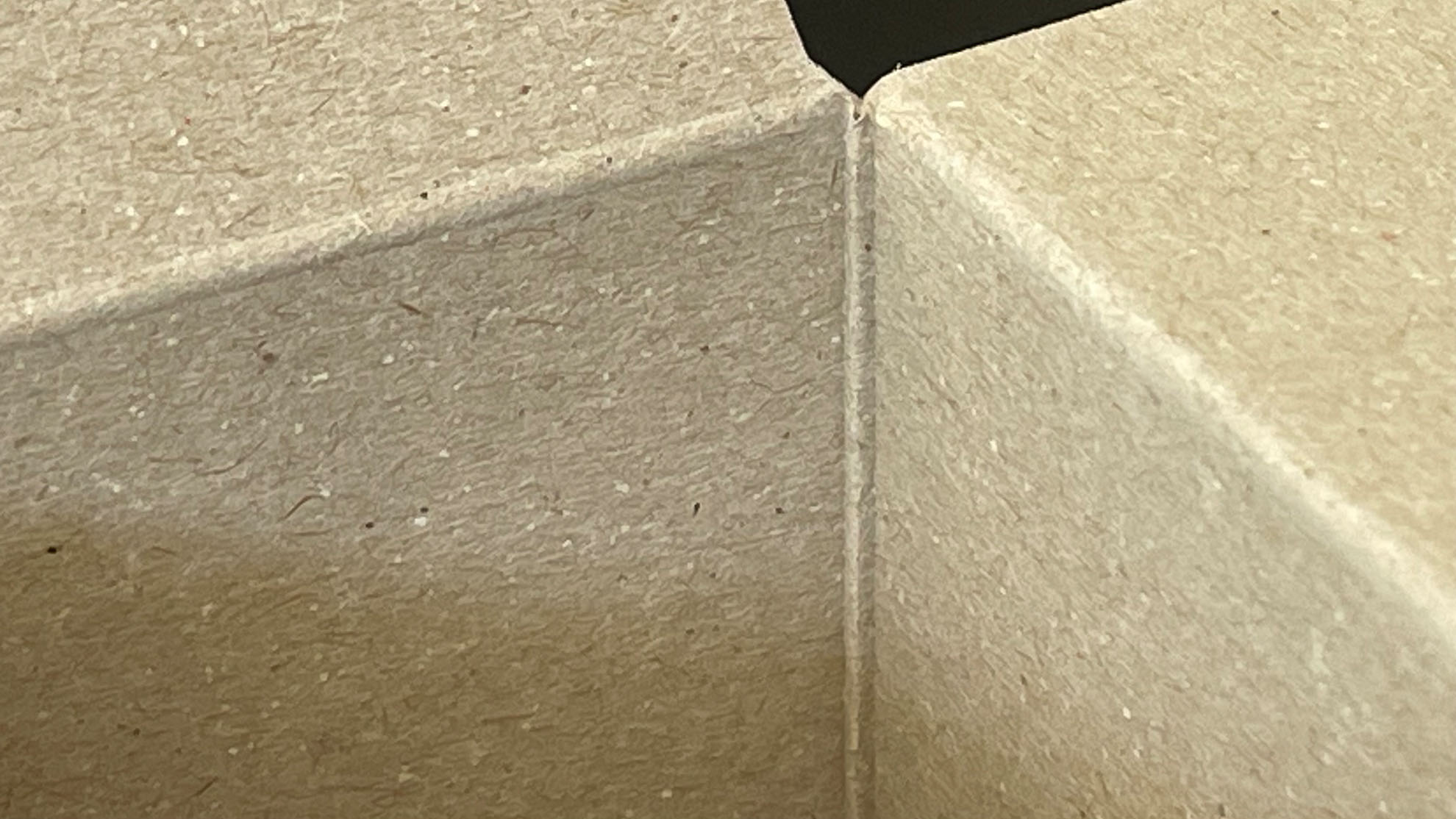 100% recycled folding boxboard (white) | inside