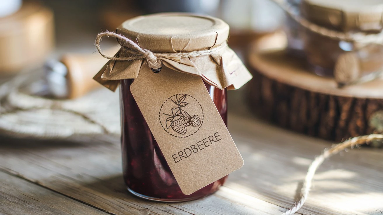 Étiquettes d'attache personnalisées pour aliments