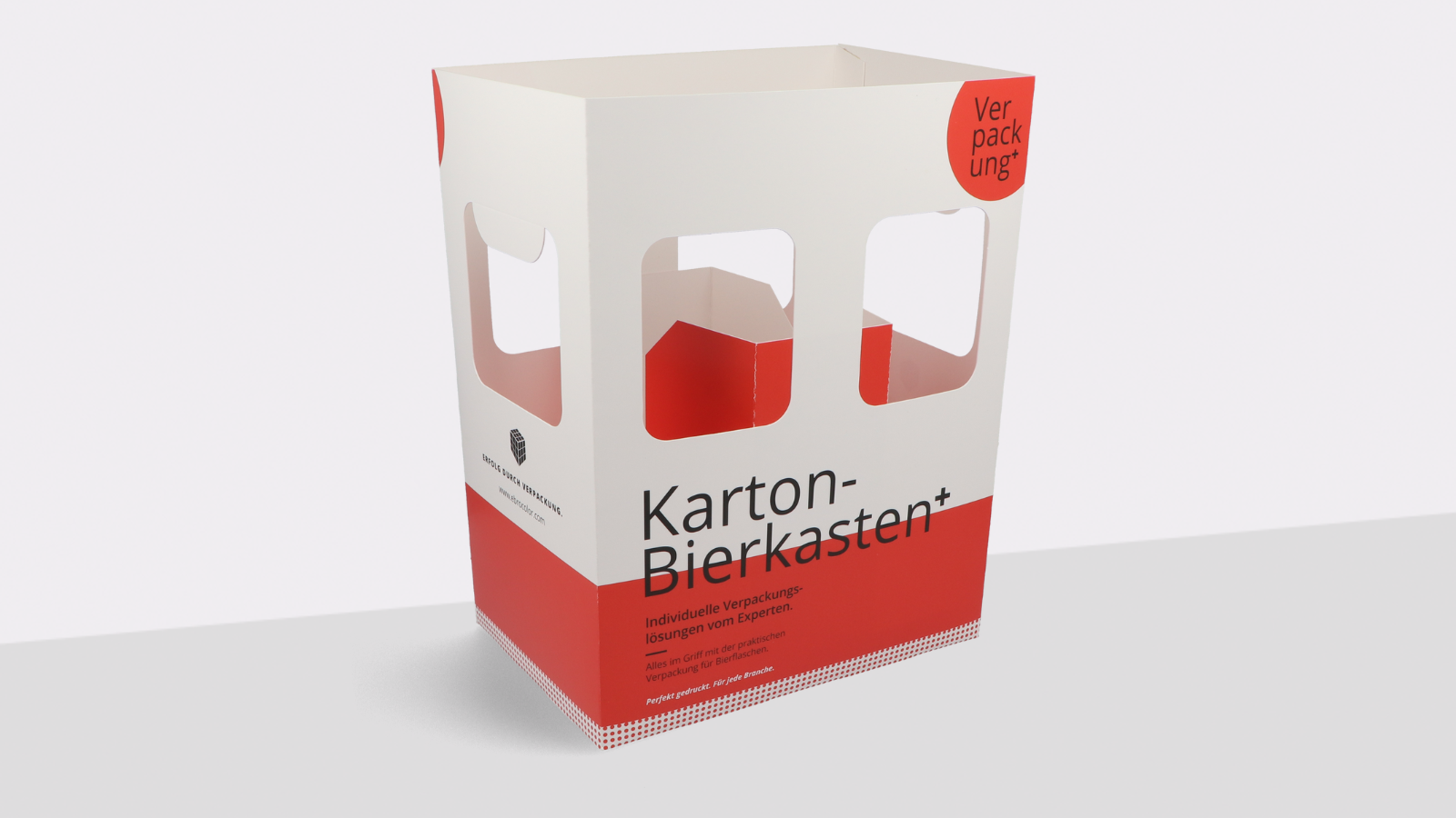 Caisse à bière en carton