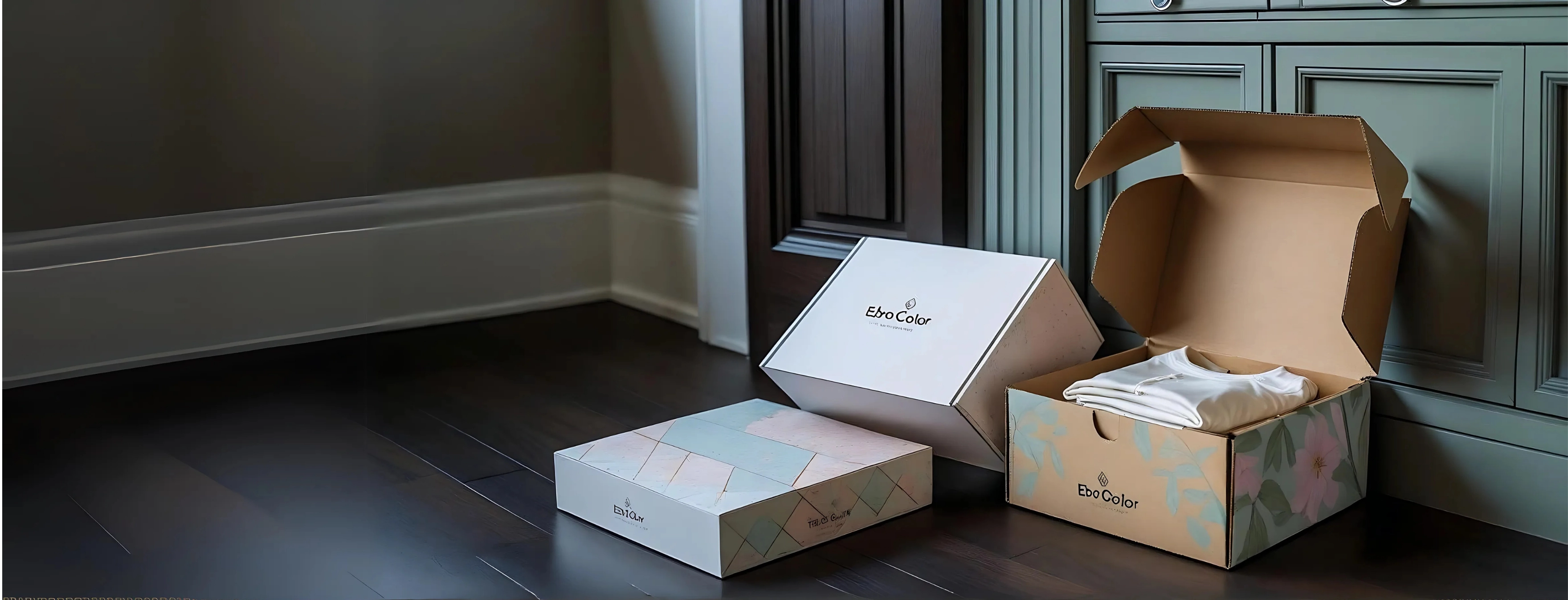 Stabile, individuell bedruckte Versandverpackungen aus Wellpappe für Amazon, Webshop & Fulfillment – passgenau, markenstark und nachhaltig produziert.