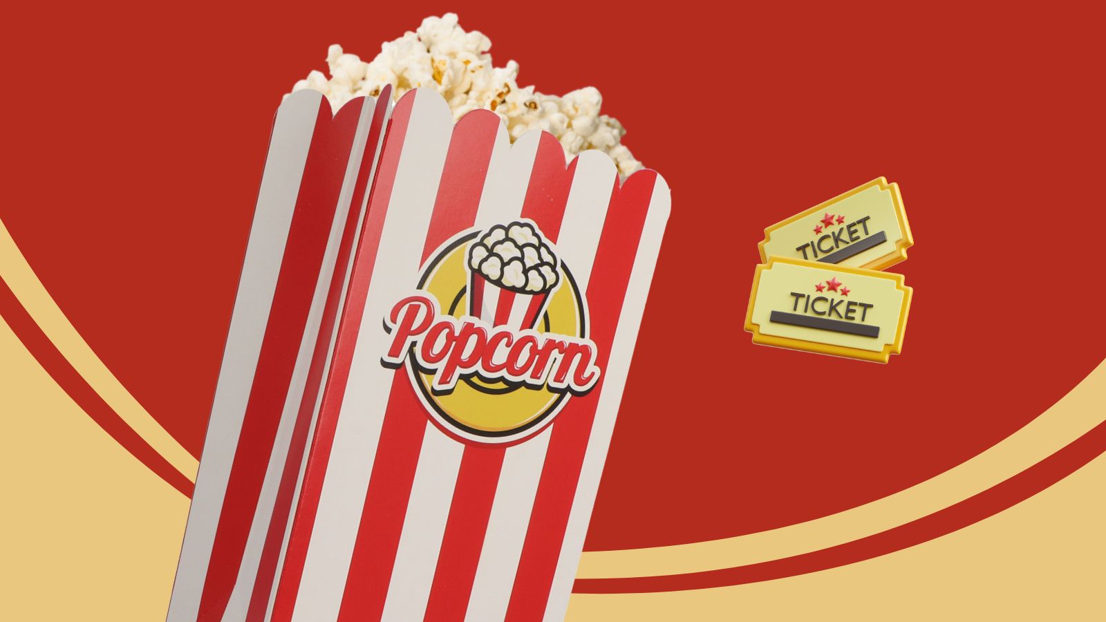 Popcorn bags for your event, cinema or trade fair