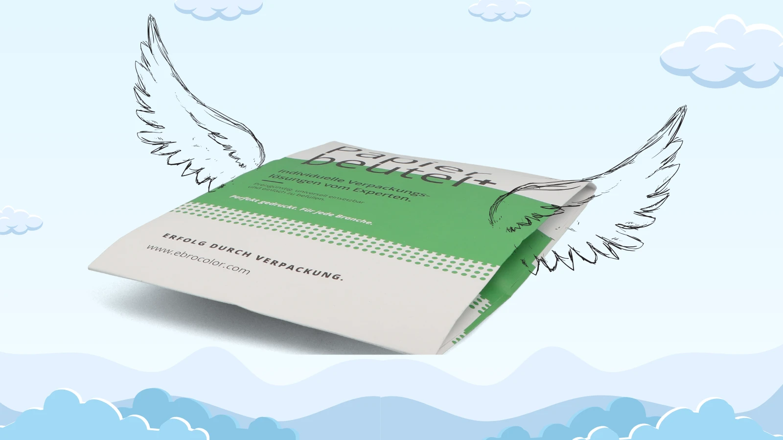 Papierbeutel sind besonders materialarm, leicht und ressourcenschonend