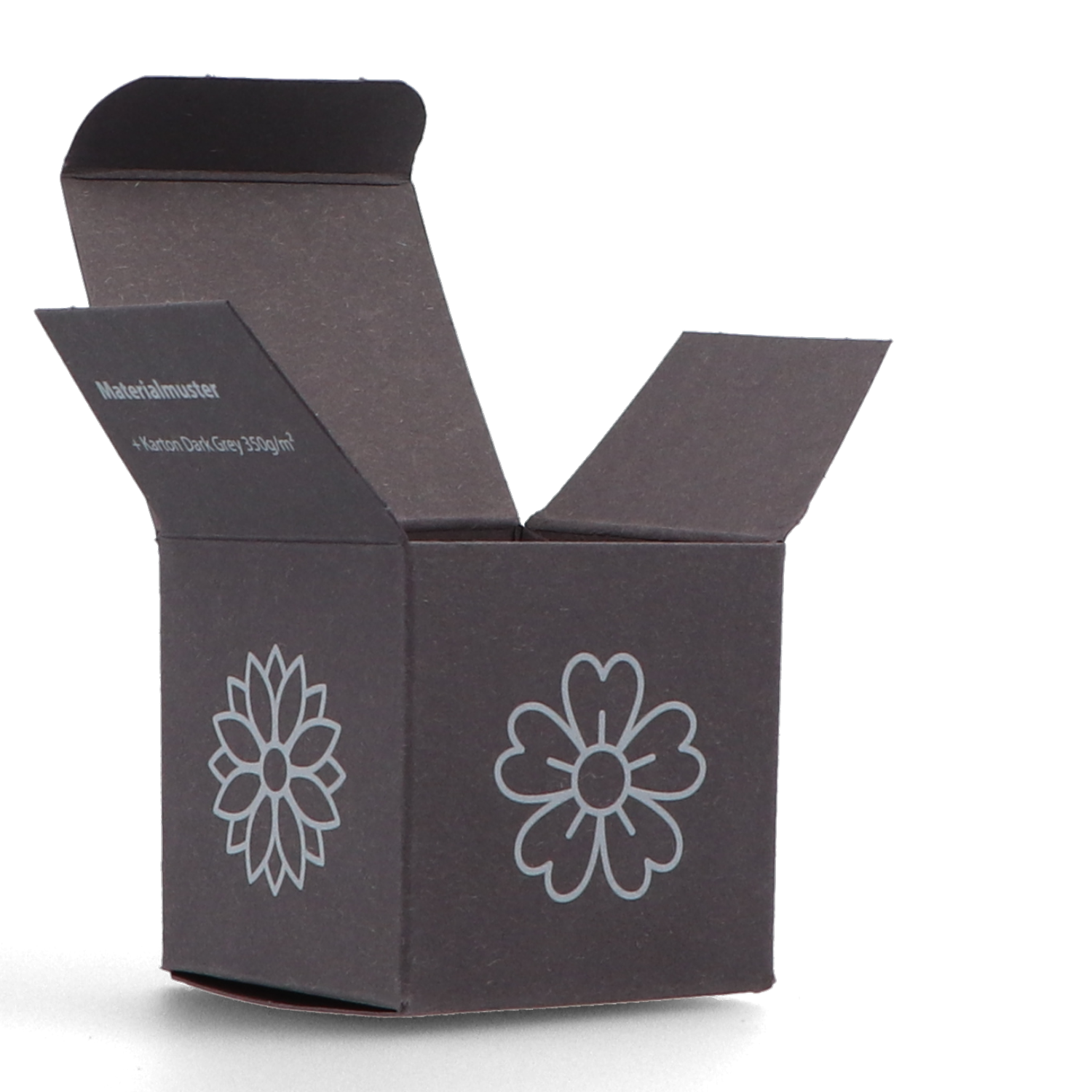 Folding boxes in black made to measure & printed Ebro Color