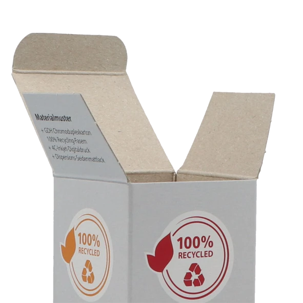 Carton Blanc 100% Recyclage pour Boîte Pliante