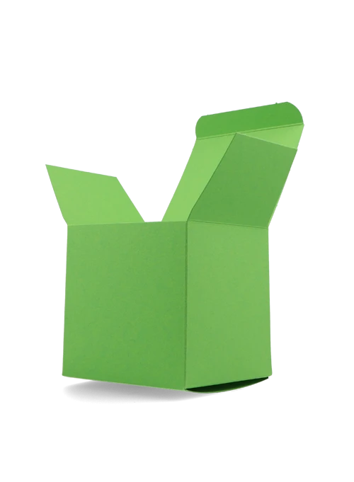 Boîtes pliantes avec languettes d'insertion décalées